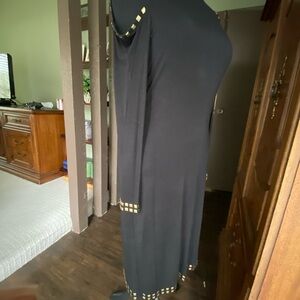 Carmen Marc Valvo Cold Shoulder Dress